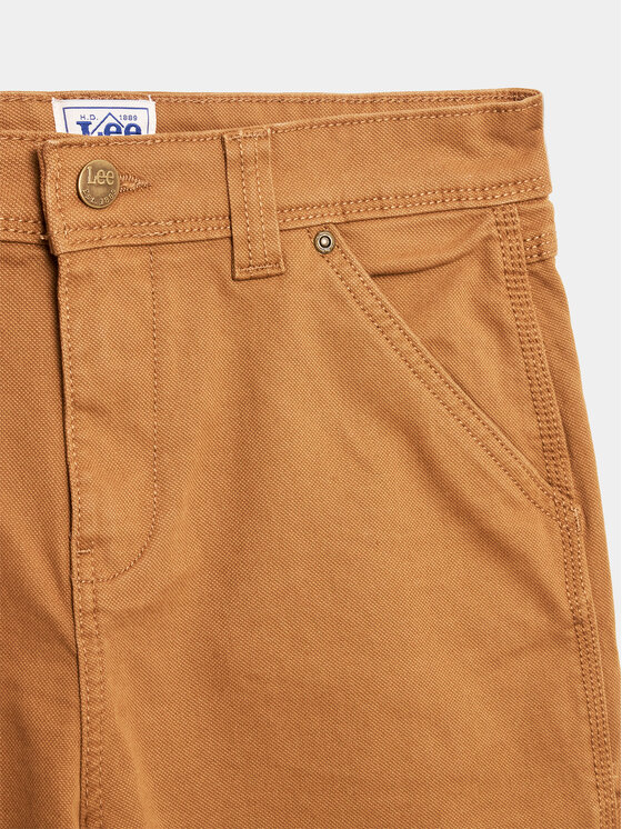 Lee Lee Pantaloni di tessuto Carpenter LEE0019 Marrone Regular Fit
