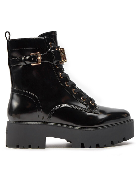 Guess Guess Μποτάκια Vaires FLTSOM PAT10 Μαύρο