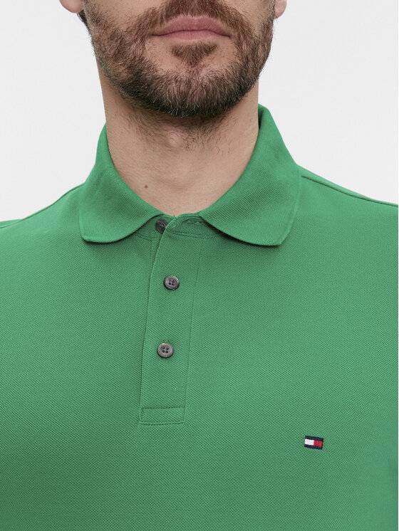 Tommy Hilfiger Polo 1985 Mw0mw17771 Zielony Slim Fit Modivo Pl