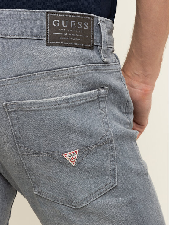 Guess Guess jeansy_skinny_fit M01AN2 D3YF1 Pilka Skinny Fit