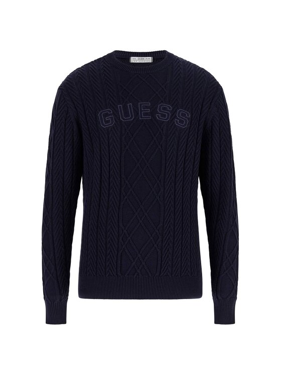 Guess Guess Sweter 180557 Niebieski Classic Fit