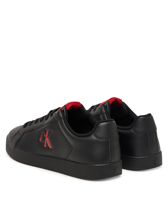 Calvin Klein Calvin Klein Sneakersy 3 Cupsole Derby Pu Smo HM0HM02458 Černá