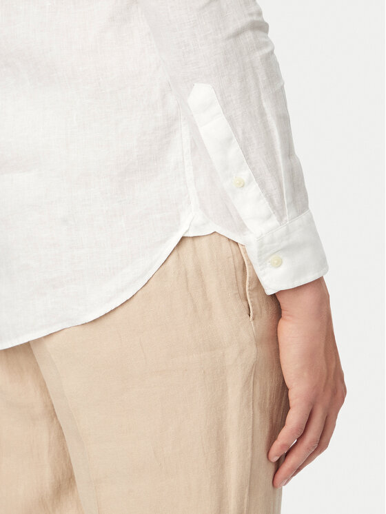 Tommy Hilfiger Tommy Hilfiger Košile MW0MW39271 Bílá Slim Fit
