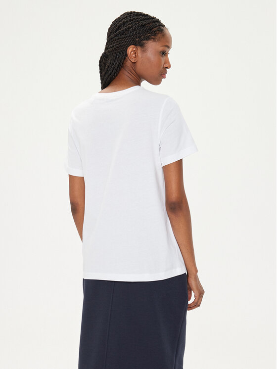 Gant Gant T-särk Shield 4200200 Valge Regular Fit