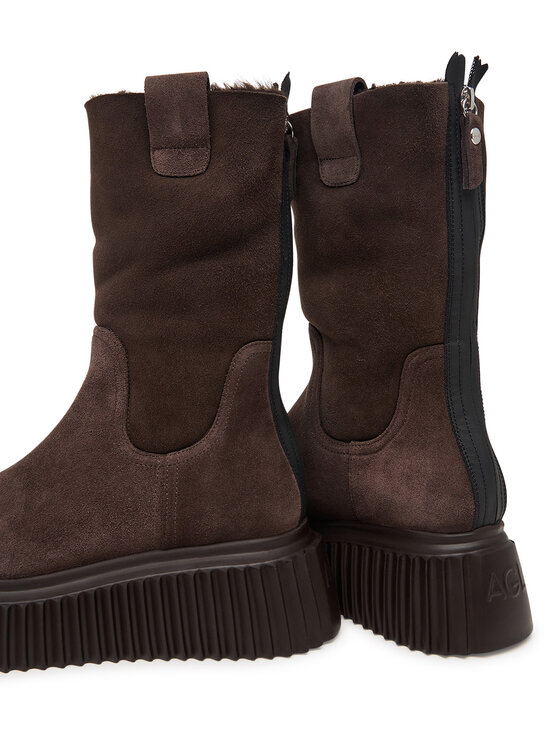 AGL AGL Μποτάκια Milagros Fur D751529PGK Σκούρο πράσινο