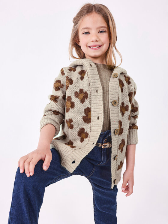 Mayoral Mayoral Kardigan 4.312 Smeđa Regular Fit