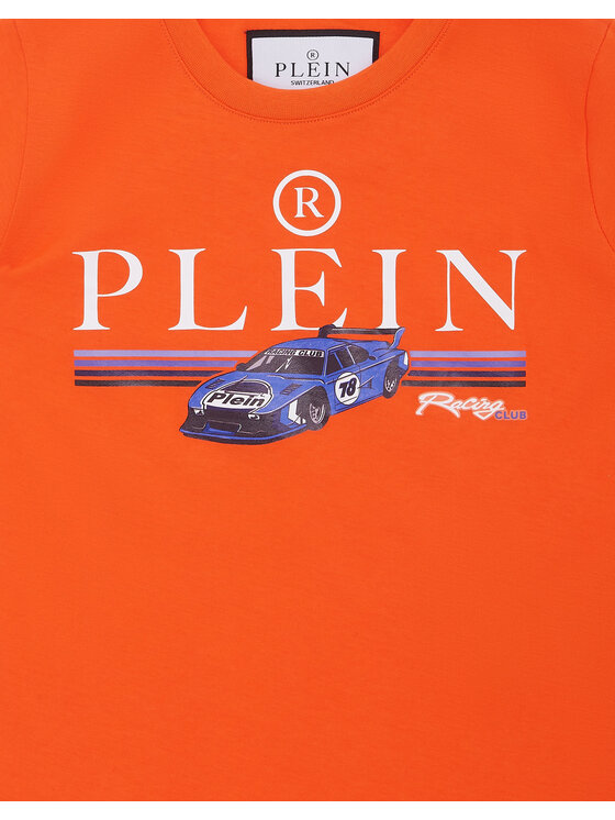 PHILIPP PLEIN PHILIPP PLEIN T-Shirt 28185 Pomarańczowy Regular Fit