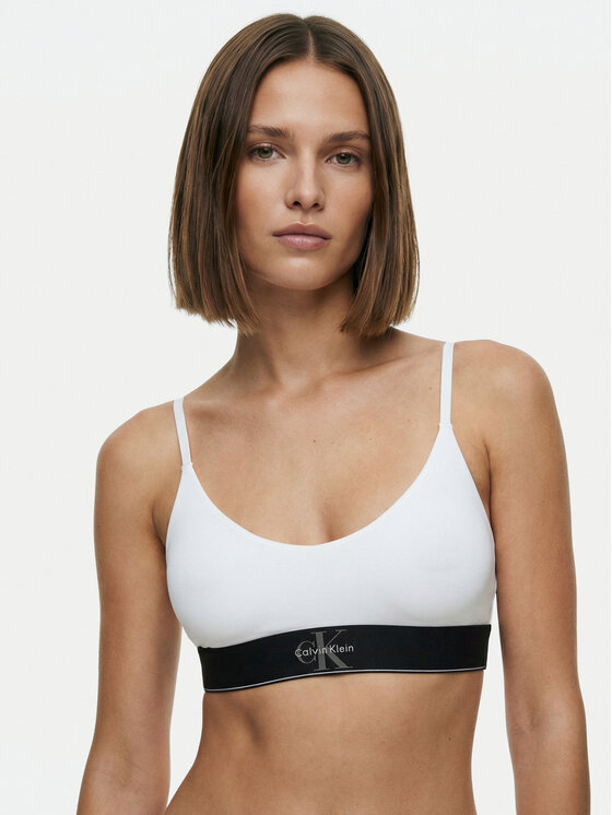 Calvin Klein Underwear Calvin Klein Underwear Podprsenkový top LV00QF8814 Biela