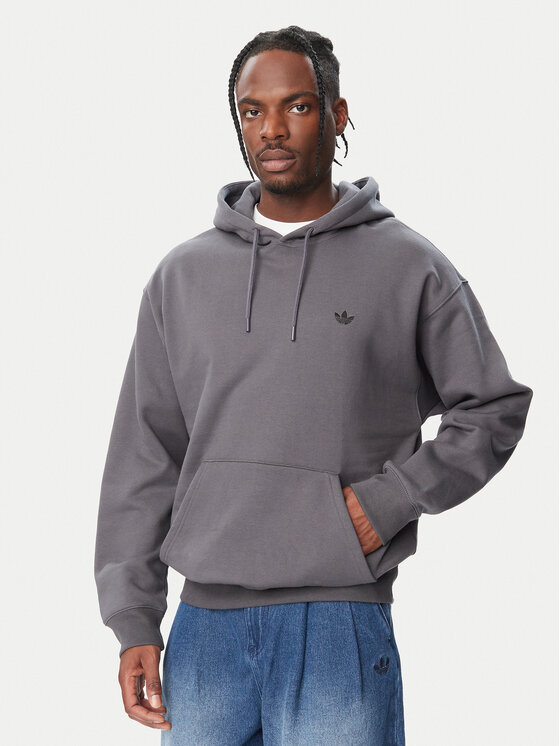 adidas adidas Hanorac Trefoil Essentials LL1059 Gri închis Loose Fit