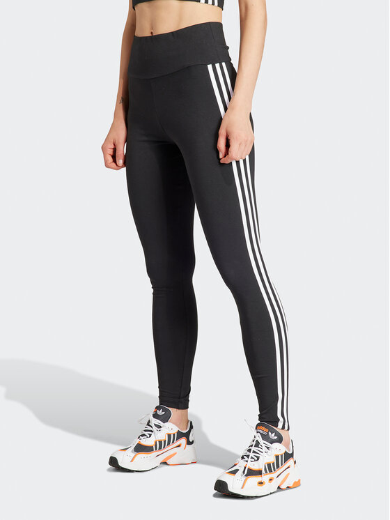 adidas Legíny 3-Stripes IP2968 Čierna Slim Fit