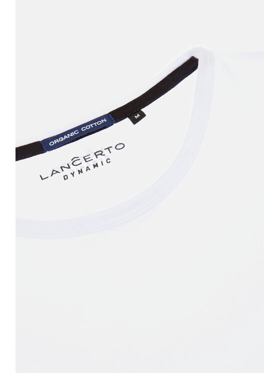 Lancerto Lancerto T-Shirt Daniel TS124121000025 Biały Regular Fit