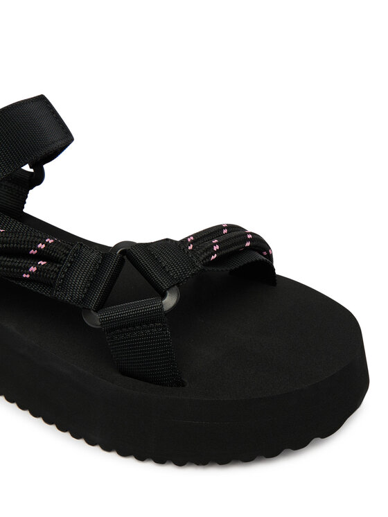 Tommy Jeans Tommy Jeans Sandale Tjw Eva Rope Sandal EN0EN02970 Negru