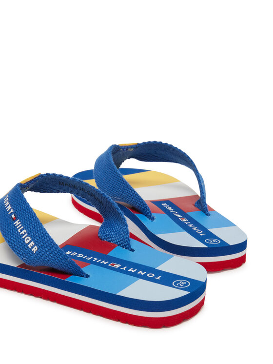 Tommy Hilfiger Tommy Hilfiger Šlepetės per pirštą T3X8-33907-0058Y913 M Tamsiai mėlyna