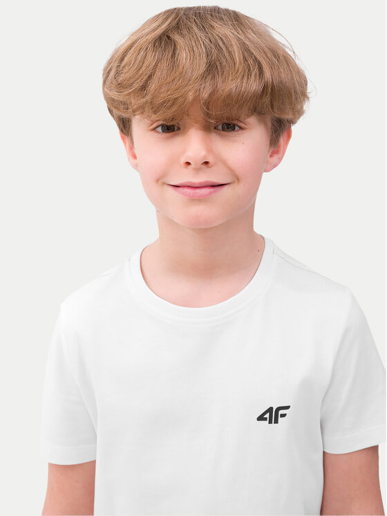 4F 4F Тишърт 4FJWSS24TTSHM1116 Бял Regular Fit
