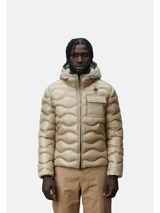 Blauer Giubbotto invernale Blauer Giubbino 24WBLUC08034 006355 Beige Regular Fit Modivo