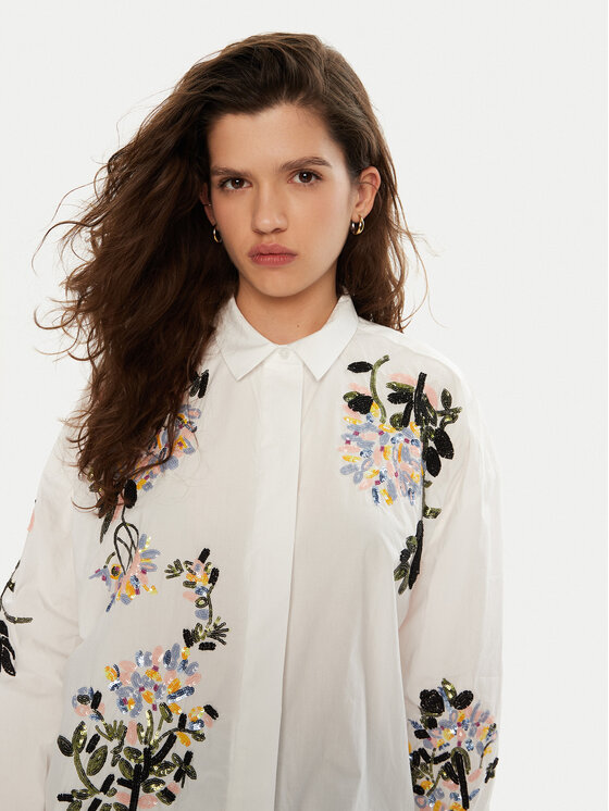 Munthe Munthe Camicia Singus 244100224422 Bianco Regular Fit