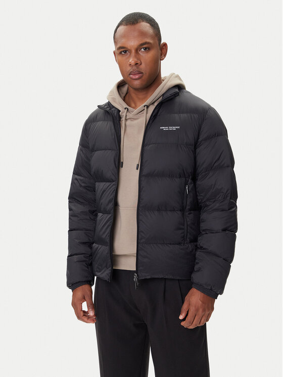 Armani Exchange Armani Exchange Vatovaná bunda XM001575 AF16927 UC001 Černá Regular Fit