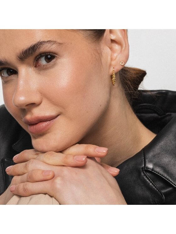 ANIA KRUK ANIA KRUK Kolczyki SGCKS0520Z Żółte złoto