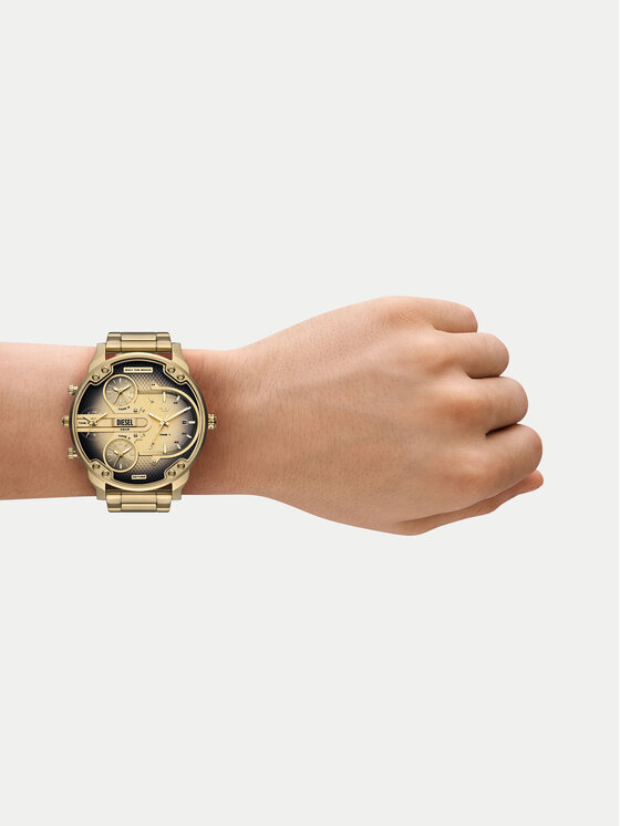 Diesel Diesel Часовник Mr. Daddy Slim DZ7490 Златист