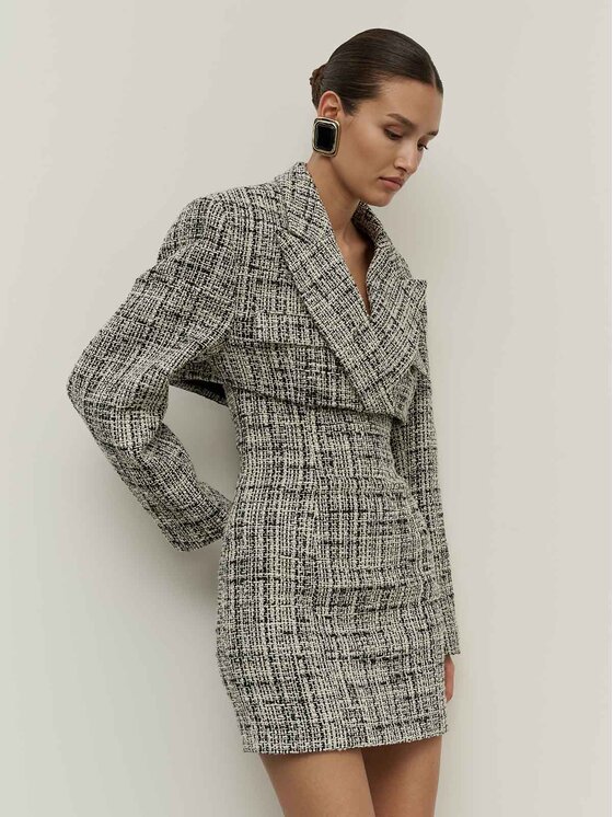 La Mania La Mania Marynarka DONNA Czarny Classic Fit