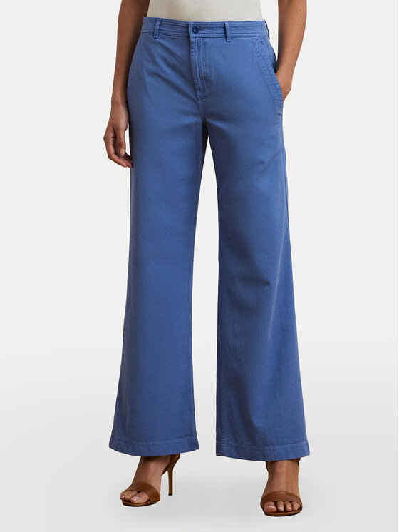 LAUREN RALPH LAUREN LAUREN RALPH LAUREN Pantaloni din material 200965654003 Albastru Regular Fit