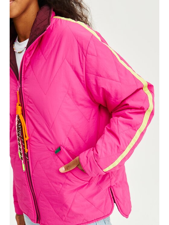 NAOKO NAOKO Prechodná bunda Poppy Punkberry Bordová Regular Fit
