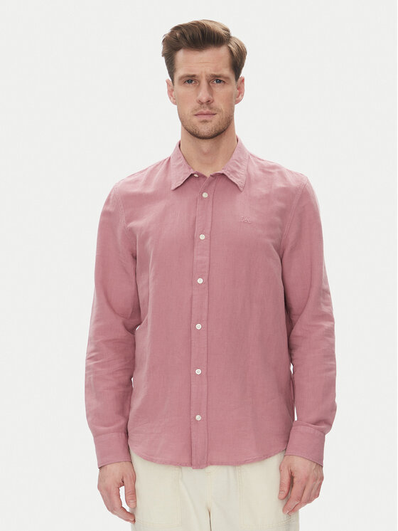 Lee Lee Krekls Patch 112363906 Rozā Regular Fit