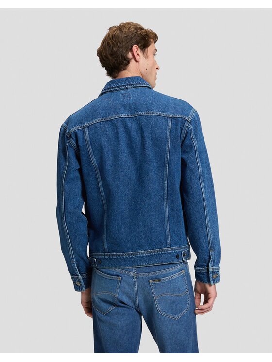 Lee Lee Kurtka jeansowa RELAXED RIDER JACKET Niebieski Regular Fit