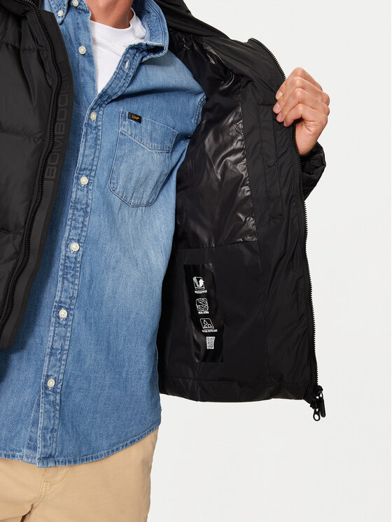 Bomboogie Bomboogie Pūkinė striukė JM7616TTNP4 Juoda Regular Fit