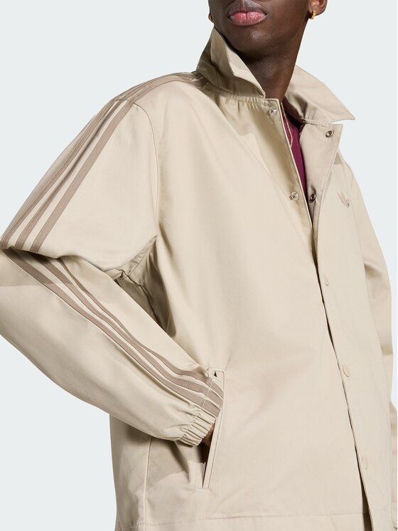 adidas adidas Демісезонна куртка 3 Stripes Coaches Jacket KS9297 Бежевий Regular Fit