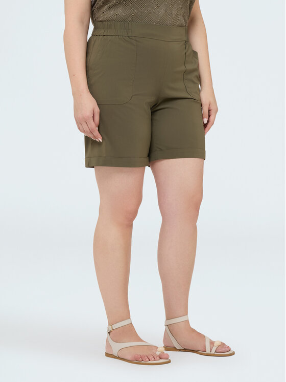 Fiorella Rubino Fiorella Rubino Pantaloni di tessuto P041L002399N035 Verde Regular Fit