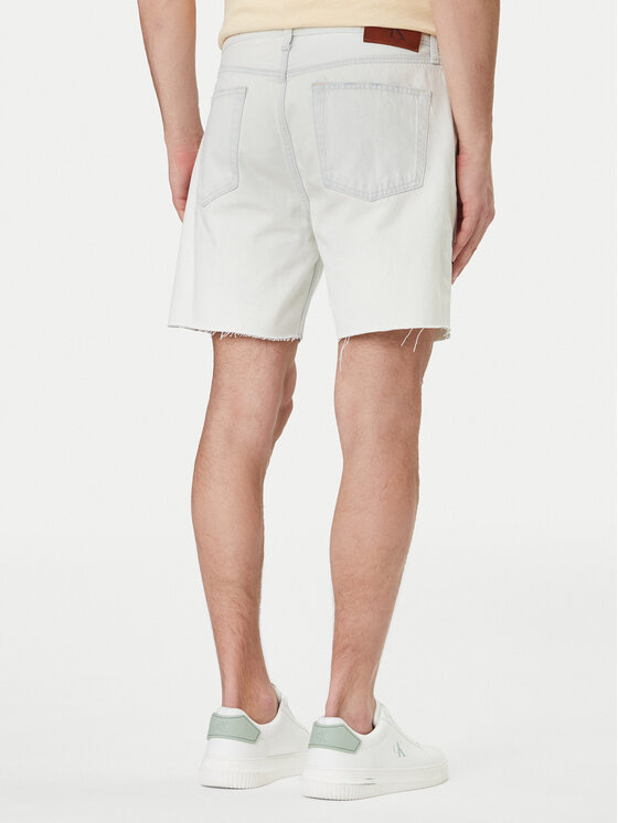 Calvin Klein Jeans Calvin Klein Jeans Jeans kratke hlače Classic LV04RF787G Écru Regular Fit