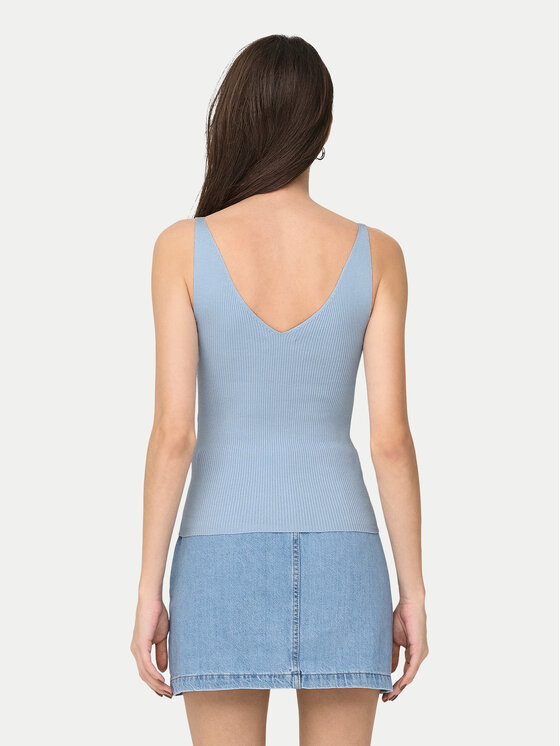 JDY JDY Top Nanna 15180497 Błękitny Slim Fit