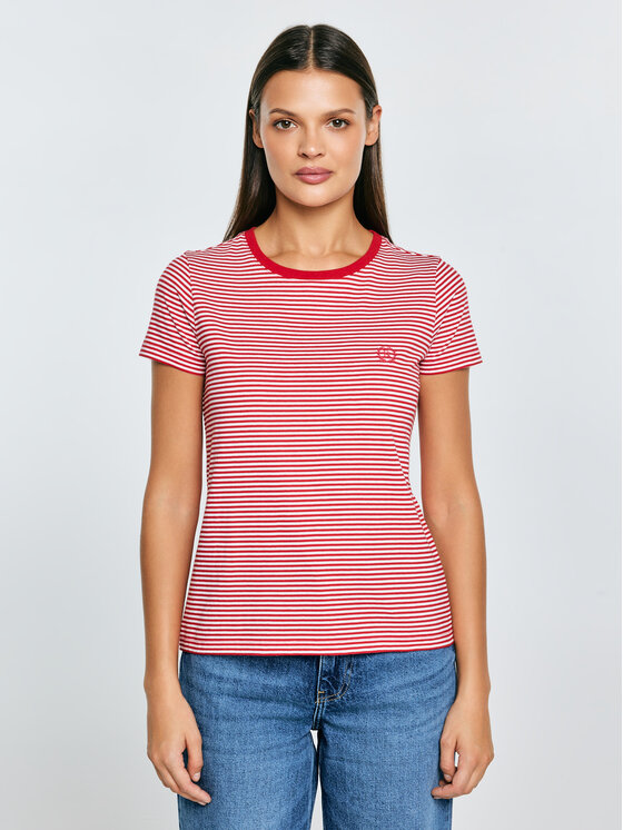 BIG STAR BIG STAR T-Shirt ZENAISA Czerwony Basic Fit