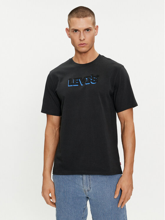 Levi's® Majica Graphic 16143-1247 Črna Relaxed Fit