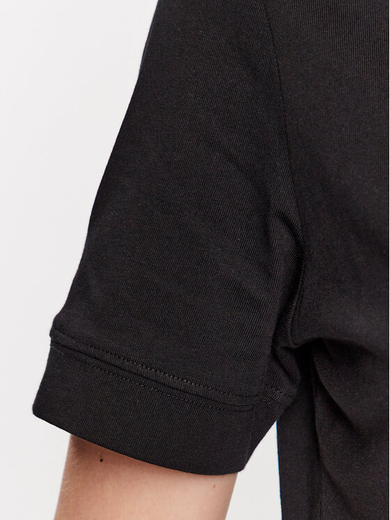 Guess Guess Marškinėliai V3YI15 I3Z14 Juoda Slim Fit