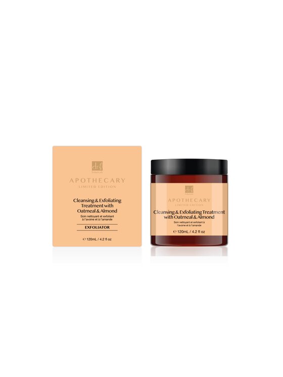Dr Botanicals Dr Botanicals Oczyszczające i złuszczające leczenie owsianką i migdałami, 120 ml Peeling