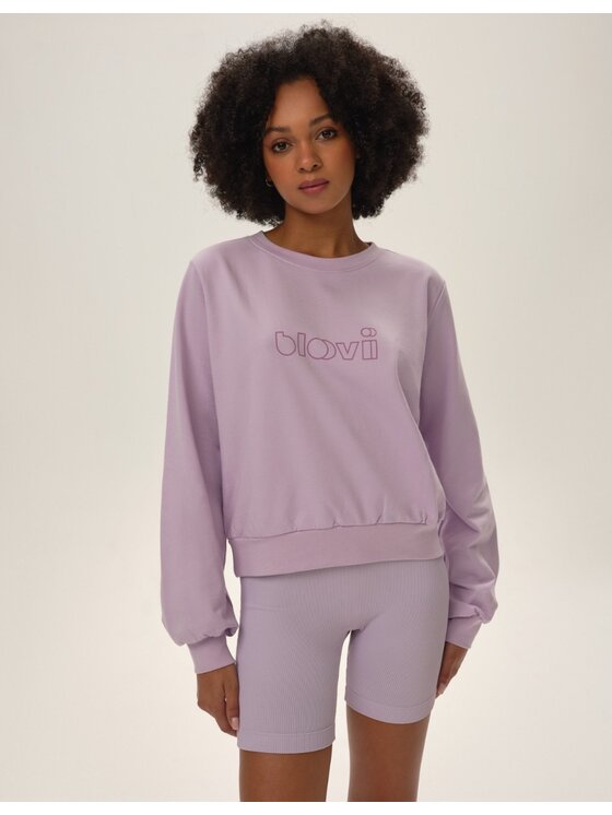 Esotiq Esotiq Bluza 42122 Fioletowy Regular Fit