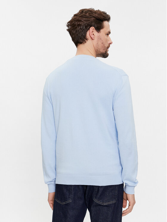 United Colors Of Benetton United Colors Of Benetton Pulover 1098U1I76 Svetlo modra Regular Fit