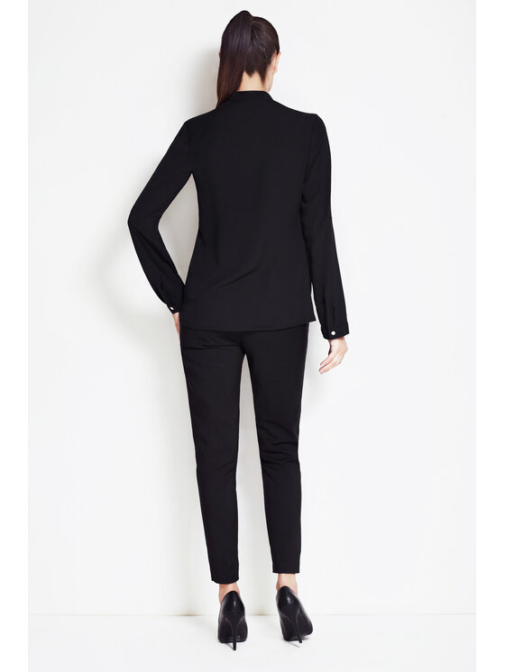 Awama Awama Košeľa A051 Čierna Basic Fit