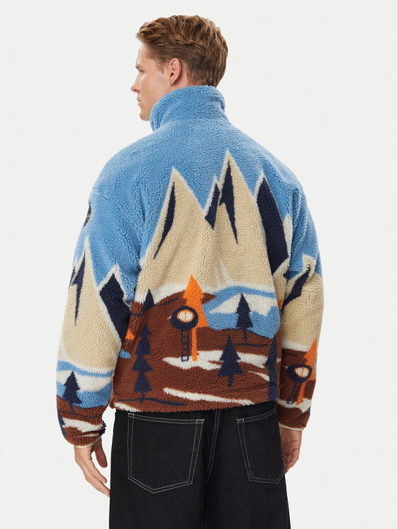 Napapijri Napapijri Flis T-Fleeve Fz NP0A8AO4 Pisana Loose Fit