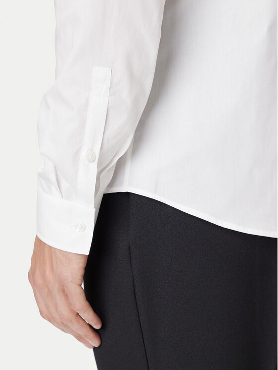 Versace Jeans Couture Versace Jeans Couture Cămașă 79GALKS2 CN00K Alb Slim Fit