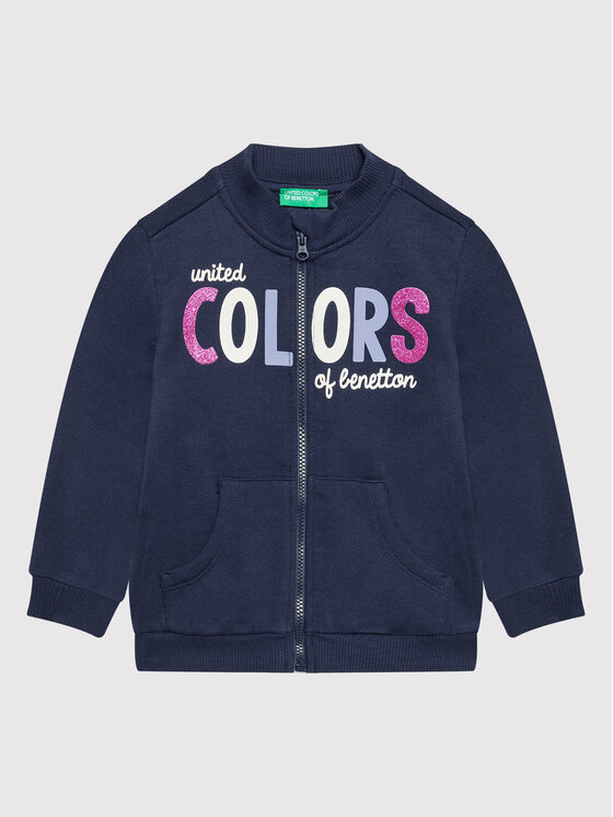 United Colors Of Benetton United Colors Of Benetton Sweatshirt 3J70G500V Dunkelblau Regular Fit