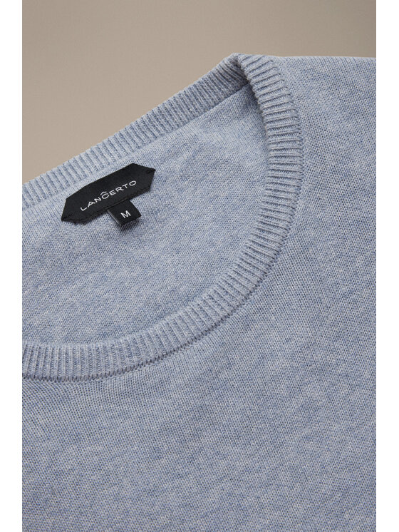 Lancerto Lancerto Sweter Joakim SW073225000043 Niebieski Regular Fit