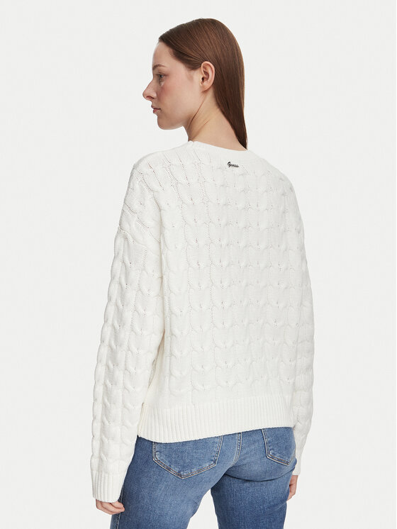 Guess Guess Maglione W6YR21 Z0965 Bianco Regular Fit