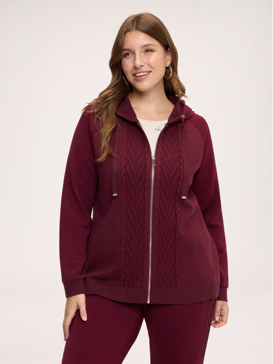 Fiorella Rubino Fiorella Rubino Felpa G80CL009526N036 Bordeaux Regular Fit