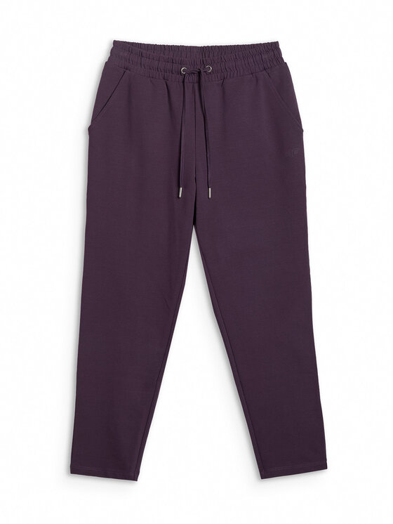 4F 4F Spodnie dresowe ESSENTIALS Fioletowy Regular Fit