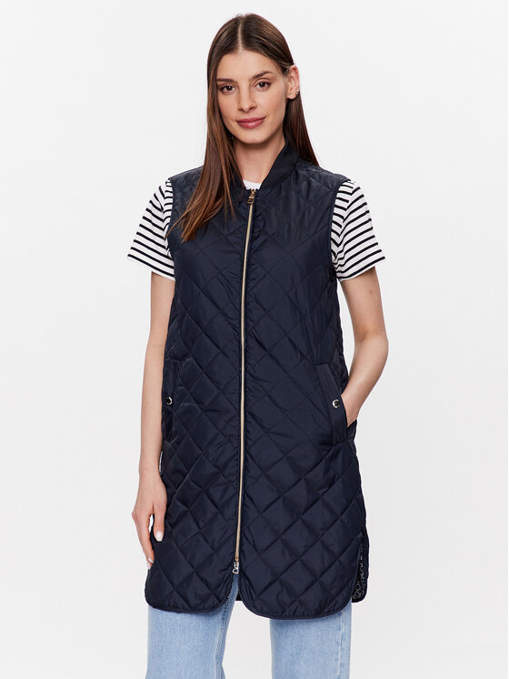 Geox Geox Γιλέκο Asheely W3520N-T2973 F1624 Σκούρο μπλε Regular Fit