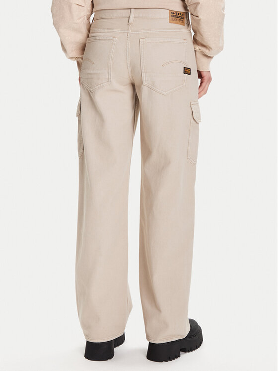 G-Star Raw G-Star Raw Hlače Judee D24673-E078 Bež Relaxed Fit