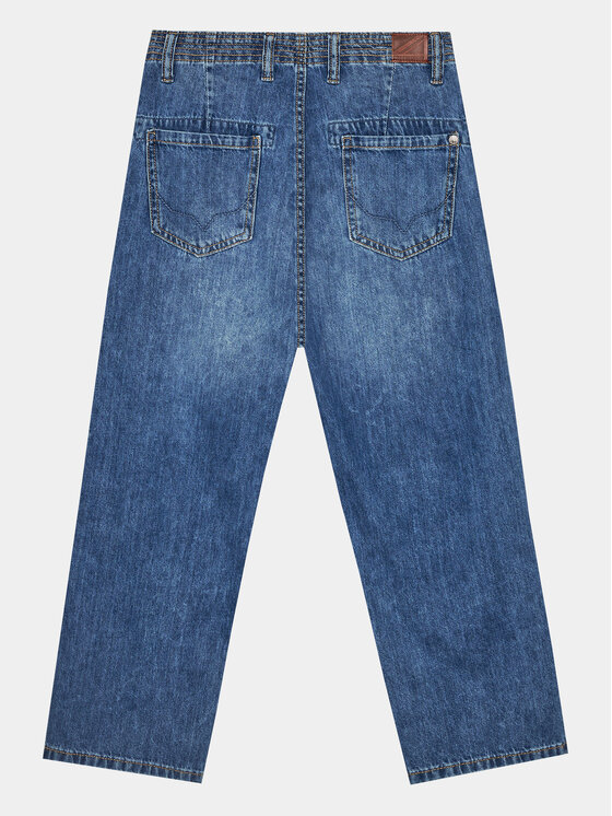 Pepe Jeans Pepe Jeans Blugi Loose Jeans Utility Jr PB202139 Albastru Loose Fit